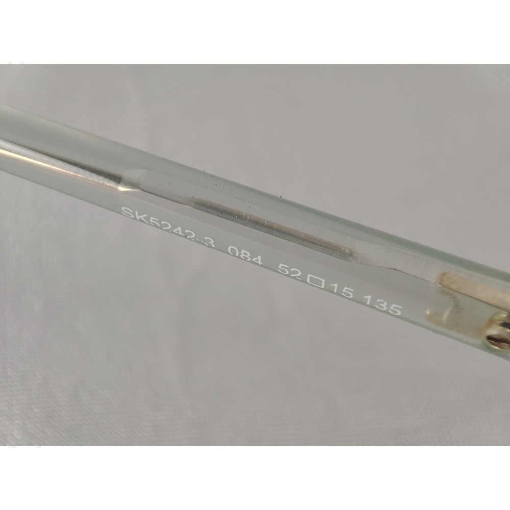 Swarovski SK5242-3 084 Marble Brown Eyeglass Frames 52-15-135 Crystal Hinge - Picture 10 of 11